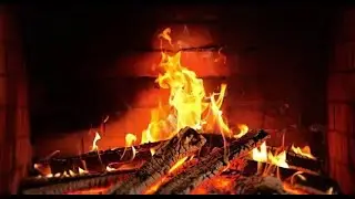 🔥 Fireplace Ambience in 4K UHD | Real Fire Crackling Sounds for Deep Relaxation