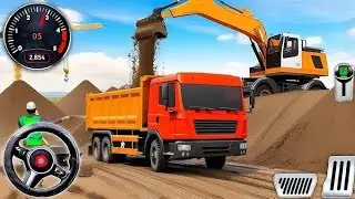 JCB Game 3D - City Road Construction Simulator Gameplay | JCB Wala Game | Tractor wala game #jcb