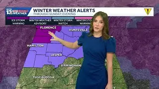 Winter storm threatens the Southern US, with minimal impacts expected across North Alabama. Heavy...