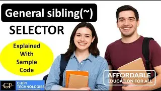 Complete CSS Tutorial - General Sibling Selector (~)