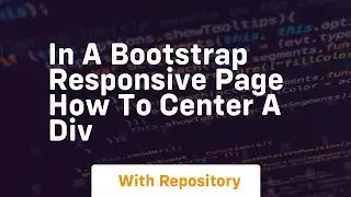 in a bootstrap responsive page how to center a div