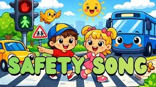 Road Safety Song for Kids! Preschool Songs for Crossing the Road 