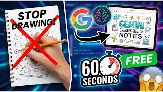 Прекратите рисовать! Gemini создаст для вас скетч-конспекты за 60 секунд (БЕСПЛАТНО)