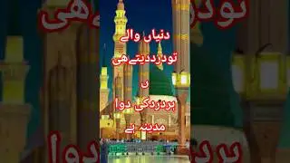 Duniya Walay To Dard Detay Hain | Dard-e-Dil Ki Dawa Madina Hai | Heart Touching Naat