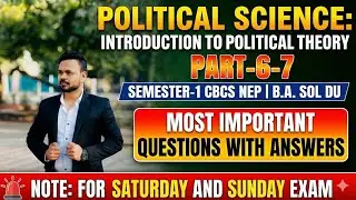 Political Science Part-6/7
