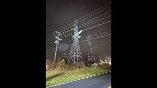 Goshen Rd Plane Crash Entangled in Power Line ((2022)