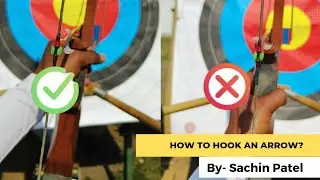 How to hook an arrow? | AIM FOR SUCCESS ARCHERY ACADEMY JABALPUR #archery
