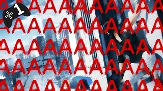 Falling off of buildings in Mirror's Edge