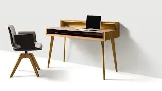 Home-Office M&ouml;bel aus Naturholz: sol smarter Solit&auml;r | TEAM 7