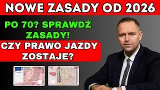 🚨 Prawo jazdy po 70. roku życia – nowe zasady w Polsce od stycznia 2026!