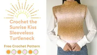 Crochet The Sunrise Kiss Turtleneck
