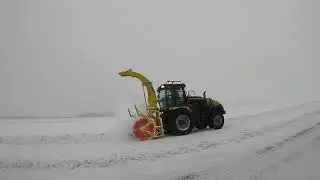 Winterdienst Flughafen Graz (9. Dez. 2021)