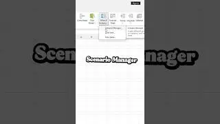 Ms Excel Scenario Manager Part-98 @Computerknowledge18  #trending #popular #explore #exceltips
