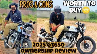 2025 Royal Enfield GT 650 Ownership Review 🔥 | Real Pros & Cons After Riding! 🏍️
