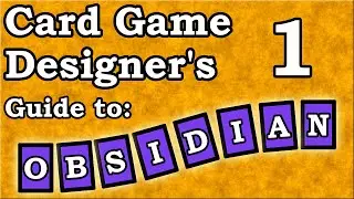 How to organise your Card Game Design in Obsidian | Part 1