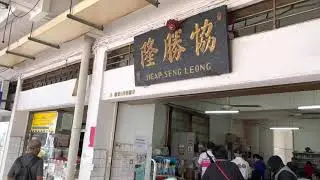 Traditional Coffee Toast Bread and Eggs Breakfast at Old School Kopitiam
