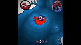 Iceland's History 🇮🇸🧊 | #countryballs #iceland #history #shorts