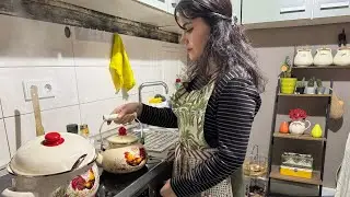 My cozy vlog from the suburbs: shopping at an antique market and cooking a simple English meal.