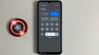 How to disable Control Center, toolbar on the lock screen on Poco C40 Android 11