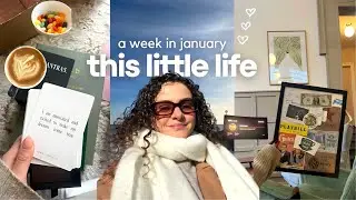 a productive january vlog 2024 | *beach walks, desk chats and cinema dates* 🌊🍿📖