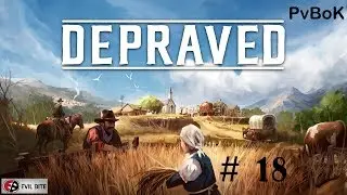 Depraved, Wild West City Survival, Gameplay, PC, Der Bahnhof wird gebaut, HD, Deutsch #18