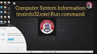 How to check Computer System Information (msinfo32.exe) Run command windows 10/11