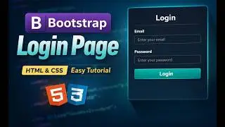 Create a Responsive Login Page Using Bootstrap 5 | Beginner Friendly