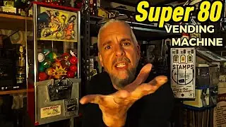 NORTHWESTERN SUPER 80 Prize Capsule VENDING Machine! NO KEY!