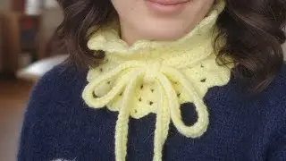 Çok Şık! 15 Dakikada Örgü Dantel Boyunluk Yapımı / Bu Model Trend Oldu