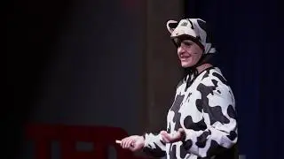 My Udderly Serious Life, Uncovering Courage in a Cow Suit | Billie Johnson | TEDxIdahoFalls