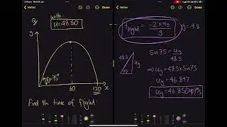 Module 5 Advanced Mechanics Set2 Q5 Projectile trajectory example
