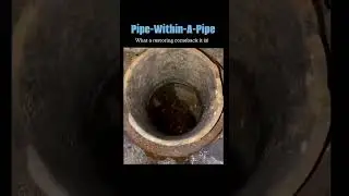 Restoring 50-year-old pipes without a single shovel! 🪏🤯         #technology #pipeline #modern