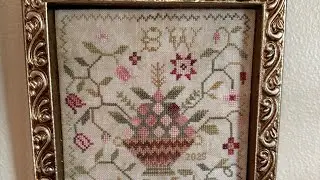 Flosstube 133: Mid-year WIP Parade, Reviewing Stitching for Semiquincentennial & Blackbird Finish