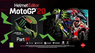 Shoei supreme Helmet Editor #Motogp20 #monsterEnergy #part9