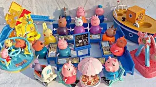 16 Minutes Satisfying with Unboxing Peppa Pig playground House Play Set Review Toys 🧸 ASMR 💞