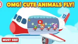 Baby Panda Aeroplane Adventure ✈️ Fun Flying Game Play for Kids