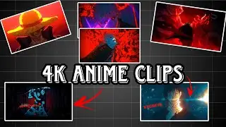 4k anime clips for editors  || Luffy 4k clips  || gojo 4k clips  || #luffy #gojo