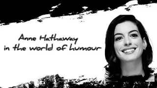 Anne Hathaway in the frame of caricature art : The combinatiom of charm and humor.✨
