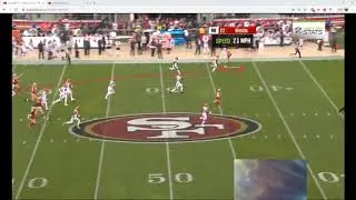 Matt Breida 22+ MPH 83 yard TD Dash ZOOOM