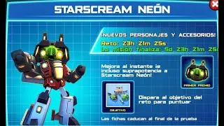angry birds transformers nuevo evento starscream neon dia 1 stascream neon
