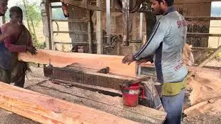Dangerous Wood Turning Sawmill|| Skilled Sawmill Worker Jobs|| Dangerous Wood Factory Experts