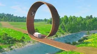Cars vs Impossible Loop Bridge 😱 BeamNG.Drive
