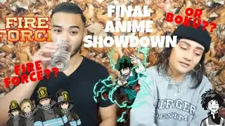 OUR FIRST GIVEAWAY! 🤑LIVE REACTION BOKU NO HERO VS FIRE FORCE! ANIME SHOWDOWN PART 3/3