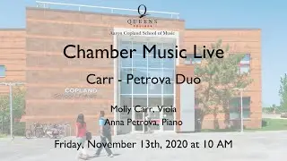 Chamber Music Live: Carr-Petrova Duo