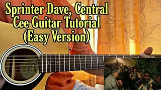 SPRINTER - Central Cee, Dave // Guitar Tutorial (Easy Capo Version)