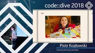 3 things they didn't tell you about Agile - Piotr Kozłowski - code::dive 2018