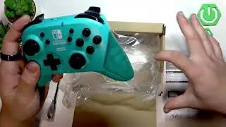 Распаковка беспроводного контроллера HORI Switch HORIPAD &mdash; контроллер Nintendo Switch