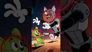 Cyborg and Beast Boy once turned into Tom And Jerry in Teen Titans Go&hellip;😳 #shorts