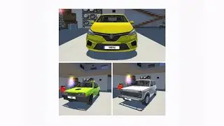 Car Simulator 2 Game Niva Lada Niva and Lada Samara and Reno Clio KT-6853 and VAZ 21099 and 5430-KJ