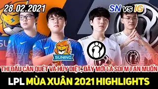 [LPL 2021] SN vs IG Game 2 Highlights | Lối chơi c&agrave;n qu&eacute;t, combat nhịp nh&agrave;ng m&agrave; fan muốn thấy ở SofM
